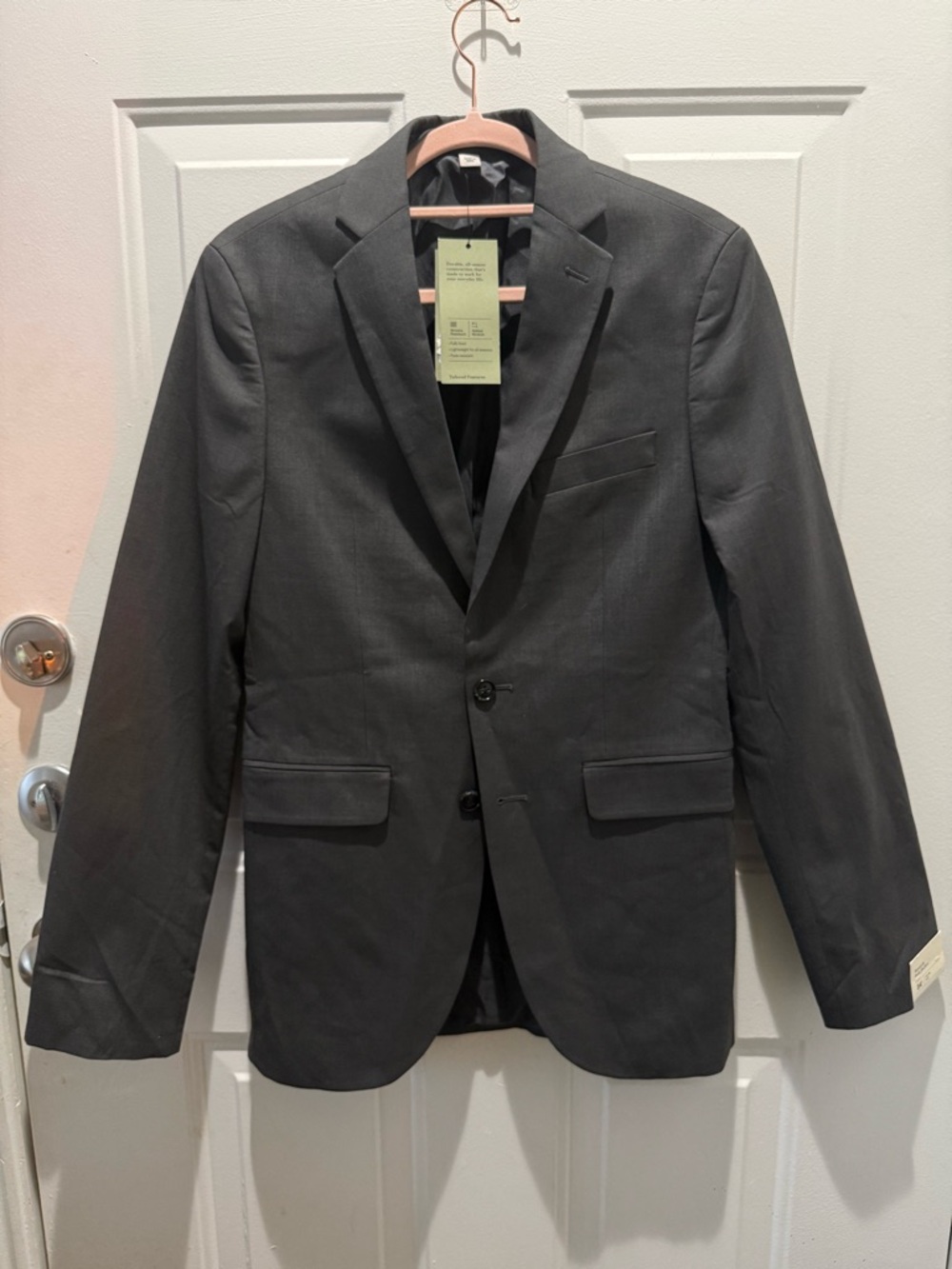 Goodfellow & Co Charcoal Gray Two-Button Suit Jacket Mens